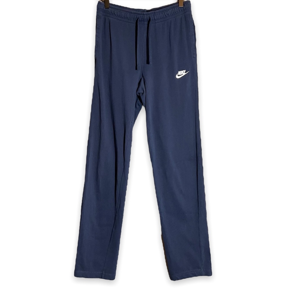 Nike Men’s Sportswear Open Hem Club Sweatpants - Obsidian/White